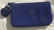 Usado, Bolsa de criatividade Kipling L estojo cosmético azul 7x4 polegadas expansível usada comprar usado  Enviando para Brazil