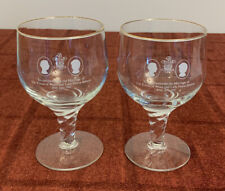 Crystal glass goblets for sale  BRIDGWATER
