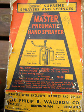 Master pneumatic brass for sale  GREAT YARMOUTH