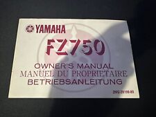 Yamaha fz750 owners for sale  KIDDERMINSTER