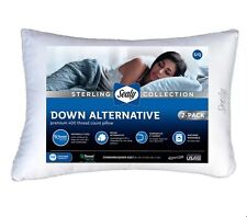 sealy Sterling Collection Down Alternative Pillows 400 Thread Queen - 2 Pack, used for sale  Shipping to South Africa