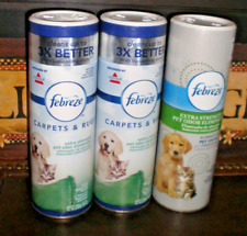 Usado, (3) Tapete Bissell Febreze Extra Strength eliminador de odor para animais de estimação refresca 32 Oz cada comprar usado  Enviando para Brazil