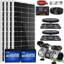 Aerador solar de lago 5.76CFM 300W aerador de lago e lago 2pcs 24Ah bateria de lítio comprar usado  Enviando para Brazil