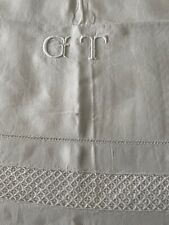 Vintage french monogrammed for sale  WINCANTON