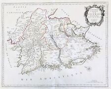 Istria Istra Croazia Hrvatska Pula Porec Pazin Mappa Santini 1780, usado comprar usado  Enviando para Brazil