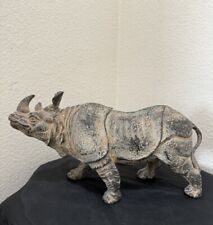 Cast bronze rhinoceros for sale  Indio