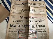 Wwii liberation journaux d'occasion  L'Isle-d'Abeau