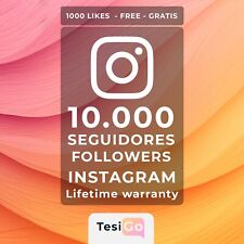 Usado,  Instagram 10.000 Seguidores Reales / Garantía de por vida / Entrega inmediata comprar usado  Enviando para Brazil