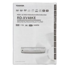 Toshiba xv48ke bedienungsanlei gebraucht kaufen  Naila