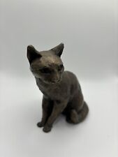 Bronze resin cat for sale  KING'S LYNN