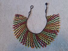 Zulu necklace beaded for sale  DUNSTABLE