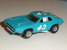 AURORA AFX BLUE #43 PLYMOUTH ROADRUNNER HO SLOT NICE NON M/T CLEAN CONDITION for sale  Shipping to South Africa