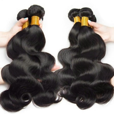 Indain Human Hair Body Wave 100% extensão de cabelo 1/3/4 peças pacotes a granel atacado, usado comprar usado  Enviando para Brazil