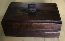Antique wooden box for sale  Shipping to Ireland