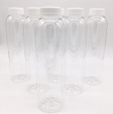 Botellas de plástico transparente de 12 oz con tapas a prueba de manipulaciones contenedores de jugo vacíos de 12 piezas  segunda mano  Embacar hacia Argentina