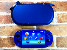 Funda móvil Sony PS Vita PCH-1000 azul zafiro ZA04 Wifi probada rápida, usado segunda mano  Embacar hacia Mexico