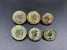 Lote total de 6 moedas antigas de bronze da antiga antiguidade romana cigana   comprar usado  Enviando para Brazil