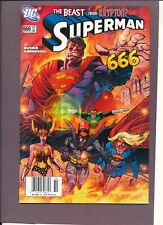 Superman 666 Newsstand Variant Scarce NM 9.4 2007 for sale  Shipping to South Africa