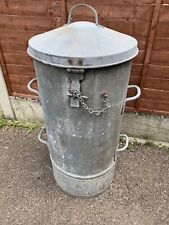 Vintage galvanised bin for sale  SUDBURY