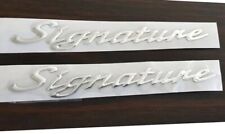 Signature Chrome Script Badge X 2   For HSV Clubsport Senator Grange Maloo na sprzedaż  Wysyłka do Poland