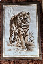 Tiger print throw for sale  Leesville