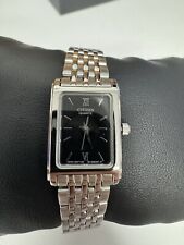 Relógio Citizen quartzo mostrador preto feminino elegante prata EJ5850-57E, usado comprar usado  Enviando para Brazil