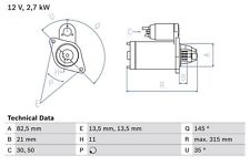 Anlasser starter bosch gebraucht kaufen  Oberlungwitz