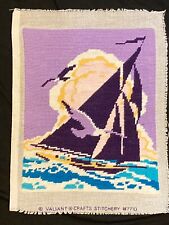 Completed needlepoint sailboat for sale  Austin