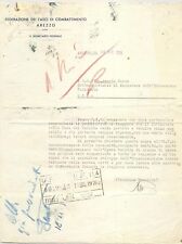 Arezzo 1936 lettera usato  Roma