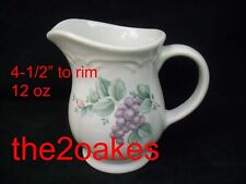 Pfaltzgraff grapevine creamer for sale  Scottsville