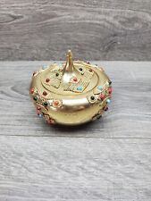 Gold jeweled trinket for sale  Bodfish