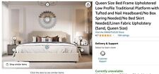 bed frame queen sz for sale  West Newton