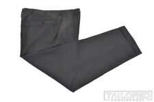 Pantalones de lujo para hombre ZANELLA Bennett gris liso 100 % lana - 35 segunda mano  Embacar hacia Argentina