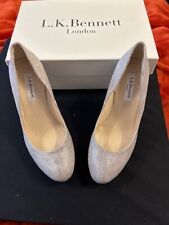 Bennett shoes silver for sale  BEDFORD