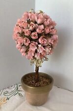 Topiary Pink Rose Bud de 14 pulgadas segunda mano  Embacar hacia Argentina