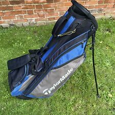 TaylorMade Tourlite  Stand Golf Bag Royal/White with Rain Hood Cover, used for sale  Shipping to South Africa