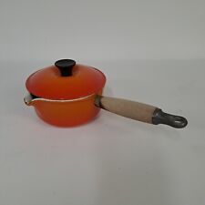 Creuset orange saucepan for sale  TAUNTON