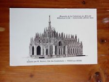 Cpa maquette cathédrale d'occasion  Andrézieux-Bouthéon