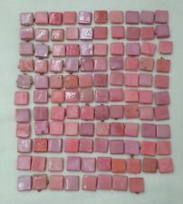Pink mosaic tiles. for sale  CHARD