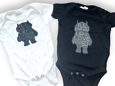 Bodysuits Where The Wild Things Are Baby One Piece Love You So 3-6 meses comprar usado  Enviando para Brazil