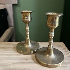 Pair small brass for sale  HUNGERFORD