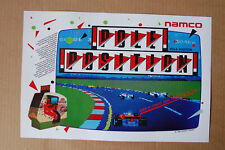 Pole Position #2 Arcade Flyer Video Game promotional poster  for sale  Augusta