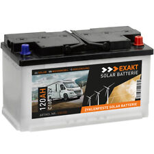 Solarbatterie 120Ah 12V USV Wohnmobil Antrieb Versorgung Boot Solar Batterie gebraucht kaufen  Mannheim