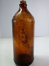Botella vintage Duraglas Clorox marrón texturizada segunda mano  Embacar hacia Argentina