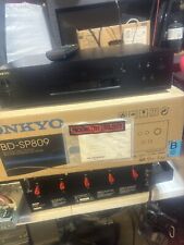 Used, Onkyo BD-SP809 Black 3D Blu Ray Video Disc Video Player HDMI/Ethernet -w/remote for sale  Shipping to South Africa