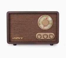 Antena Looptone FM AM rádio retrô madeira Bluetooth Play MP3 alto-falante embutido  comprar usado  Enviando para Brazil