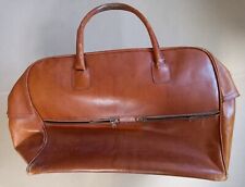 Vintage leather holdall for sale  UK