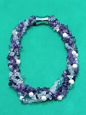 Amethyst aquamarin perlen gebraucht kaufen  Lindau (Bodensee)