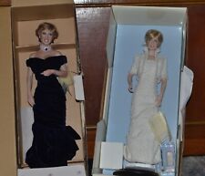 Used, 1-Princess Diana doll danbury mint,1- Princess Diana The Franklin Mint  for sale  Hagerstown