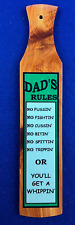 Usado, Dad's Rules Get a Whippin' Vintage Spanking Paddle Stuckey's Truck Stop Wood comprar usado  Enviando para Brazil